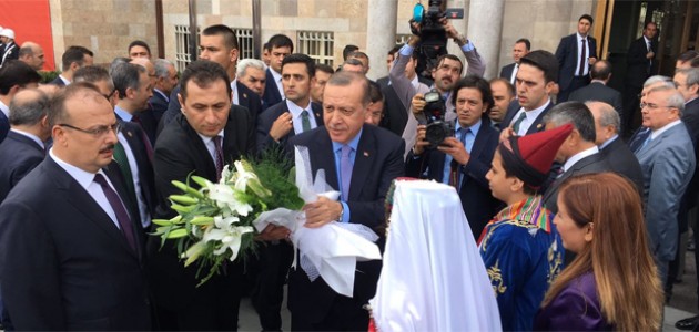 Cumhurbaşkanı Erdoğan, Konya Valiliğini ziyaret etti
