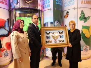 Emine Erdoğan, Konya Tropikal Kelebek Bahçesi'ni gezdi