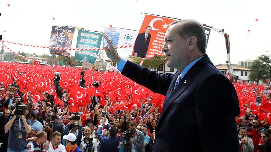 Cumhurbaşkanı Erdoğan, Konya'da konuştu