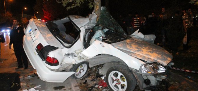 HURDAYA DÖNEN OTOMOBİLDEN SAĞ ÇIKTILAR