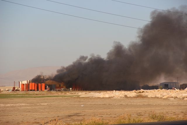 Konya'da fabrika yangını