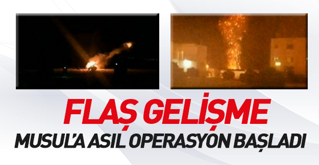 Musul'u kurtarma operasyonu başladı