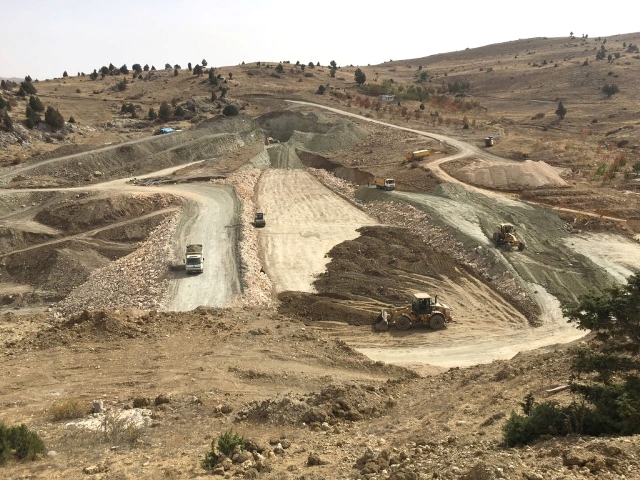 Taşkent Balcılar Göleti İnşaatında sona yaklaşıldı