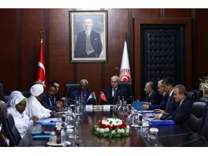 TBMM Başkanı Kahraman'ın kabulü