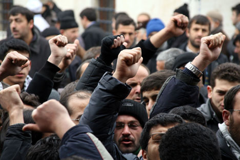 Karapınar'da İsrail’i protesto mitingi