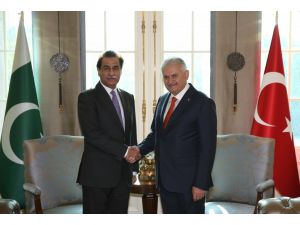 Yıldırım, Pakistan Milli Meclis Başkanı Sadık'la görüştü