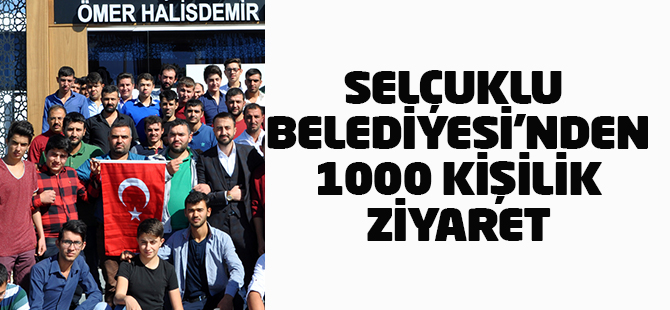 Selçuklu Belediyesi’nden örnek etkinlik
