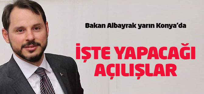 Berat Albayrak'ın Konya programı belli oldu