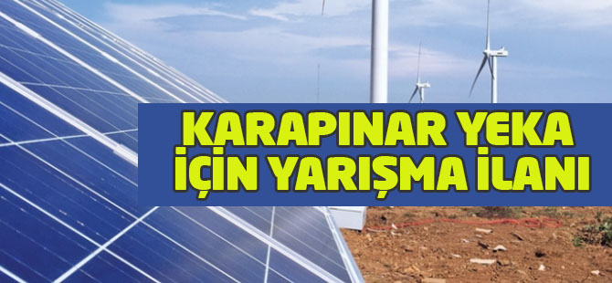 Karapınar Yeka İçin Yarışma İlanı