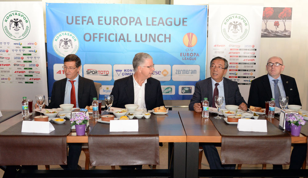 UEFA maç yemeği yendi