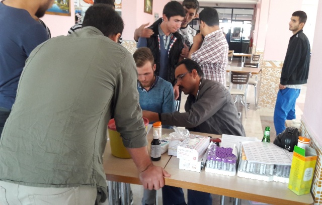 Cihanbeyli MYO' da kan bağışı