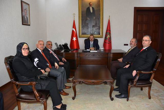 Muhtarlar’dan  Vali Canbolat’a Ziyaret