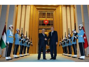 Cumhurbaşkanı Erdoğan ile Filistin Devlet Başkanı Abbas görüştü