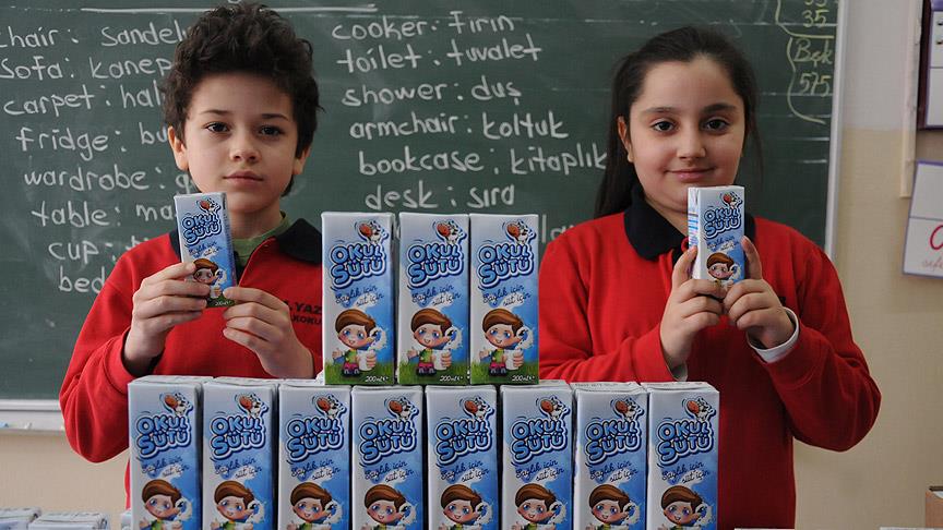 Okul sütü ihalesi yapıldı