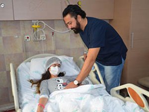 Karnından 7 kilogram kist çıkarıldı