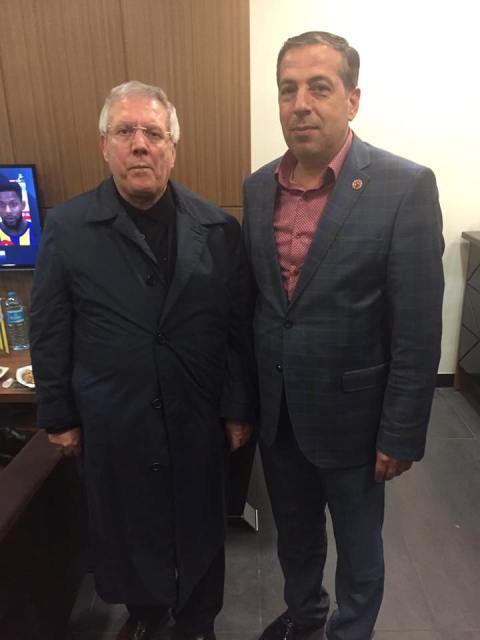 Hüsnü Öztürk Aziz Yıldırım ile Birlikte