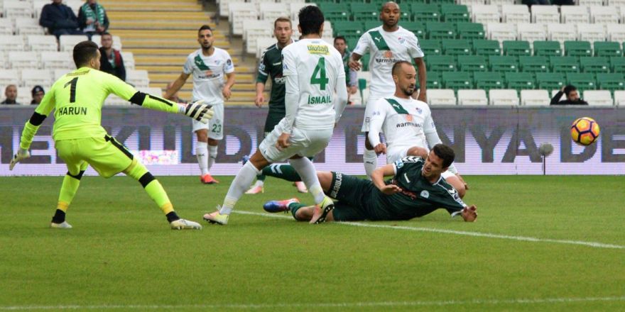 Konyaspor'a Bursa'da şok!