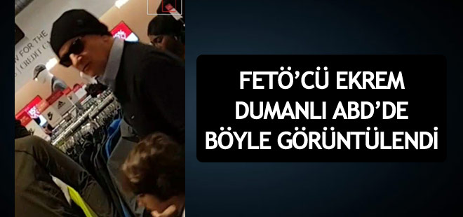 FETÖ'cü Ekrem Dumanlı ABD'de böyle görüntülendi