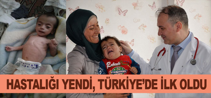 Minik Fatıma, nadir görülen hastalığı yendi