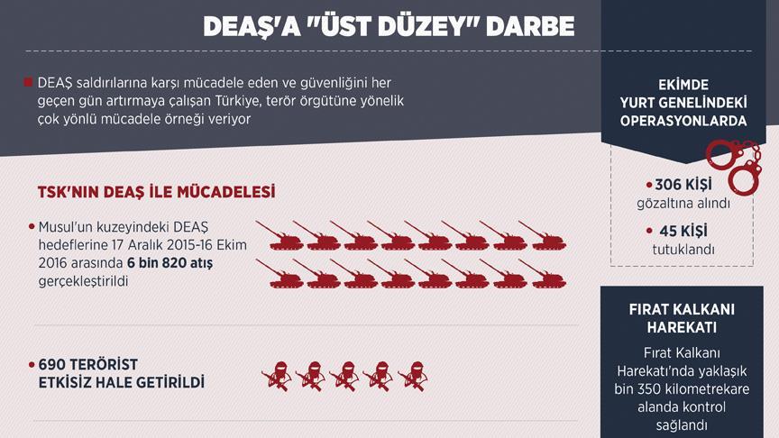 DEAŞ'a "üst düzey" darbe