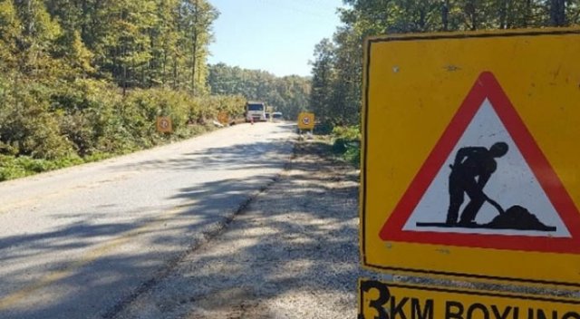 Uludağ yolu genişletiliyor