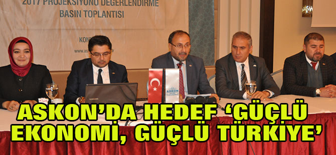 "Güçlü ekonomi, güçlü Türkiye"
