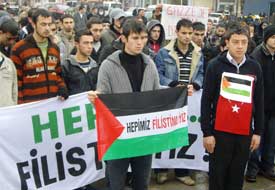 Kulu MYO öğrencilerinden İsrail’e tepki