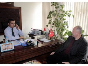 Beypazarı Bostancılar Odası Başkanı Gencer'den Ekici'ye ziyaret