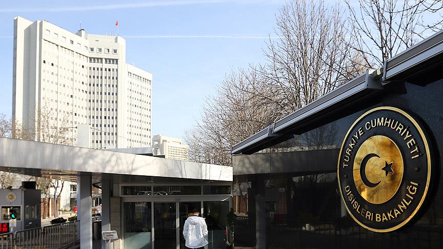 Dışişleri Bakanlığından İsrail'e kınama