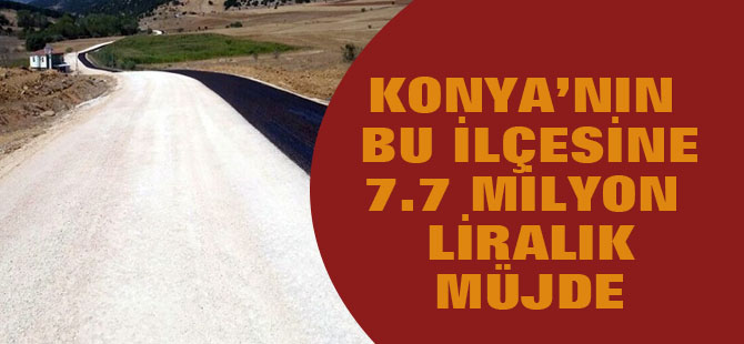 Ilgın'da İki Ayrı Grup Yoluna 7.7 Milyon Lira