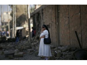 DEAŞ'ın bıraktığı harabeyi görünce büyük üzüntü yaşadılar