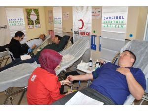 ÇEDAŞ çalışanlarından Kızılay'a kan bağışı