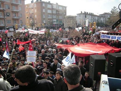 ''Filistin'e Yol Açık'' konvoyundan izlenimler