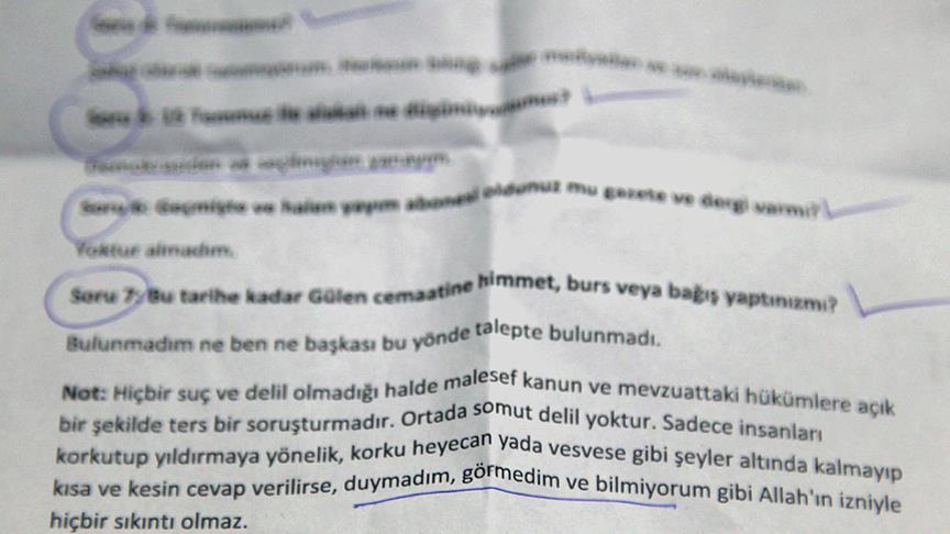 FETÖ'den üyelerine "gözaltı" talimatı