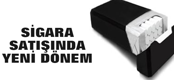 Sigara satışında yeni dönem
