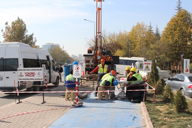 Metro’da ilk çalışmalar başladı