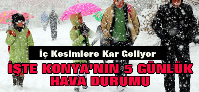 Sıcaklıklar Hissedilir Derece Düşerken İç Kesimlere Kar Geliyor