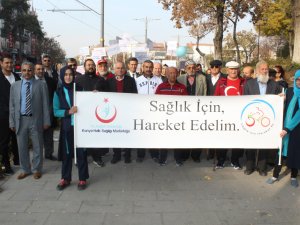 Sağlıklı yaşam yürüyüşü gerçekleştirildi