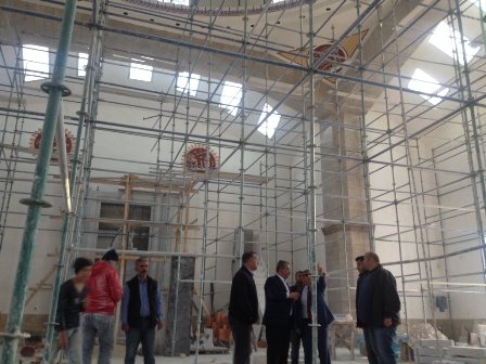 Hançerli, Cami İnşaatını inceledi