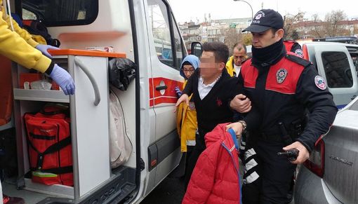Konya'da vurulan bir kişi ilk müdahaleyi kendisi yaptı