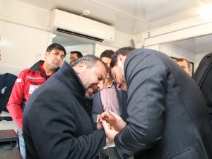 Bakan Albayrak Siirt'teki maden faciası bölgesinde