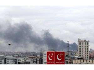 Bayrampaşa'daki iş yeri yangını