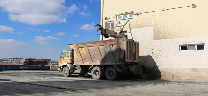 Konya Kentsel Atıksu Arıtma Tesisindeki çamur gübre oluyor