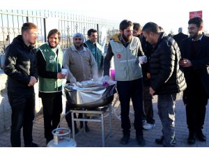 Öğrencilere çorba ikramı