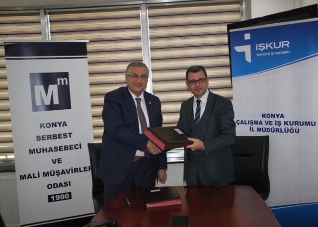 Konya SMMMO ile İŞ-KUR protokol imzaladı