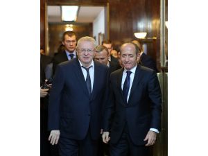 TBMM Başkanvekili Hamzaçebi, Jirinovski'yi kabul etti