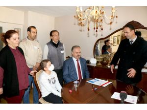 Hasta öğrenci TEOG sınavına evinde girdi