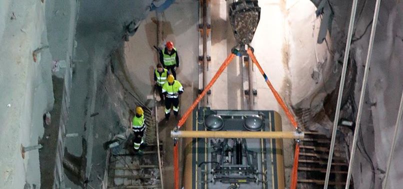 İstanbul'un yeni metrosunda deneme seferleri yılbaşından sonra.