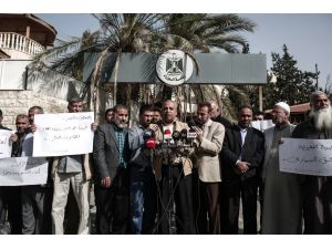 Gazze'de işsizlik protestosu