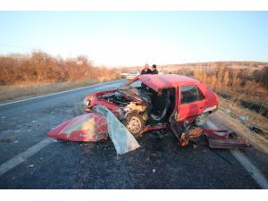 Konya'da otomobille minibüs çarpıştı: 5 yaralı